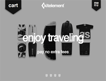 Tablet Screenshot of kitelementshop.com